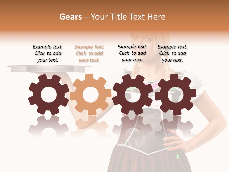 Holding Tray Ethnic PowerPoint Template
