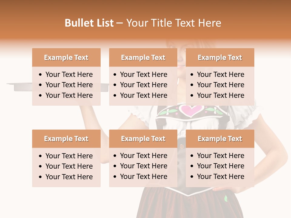 Holding Tray Ethnic PowerPoint Template