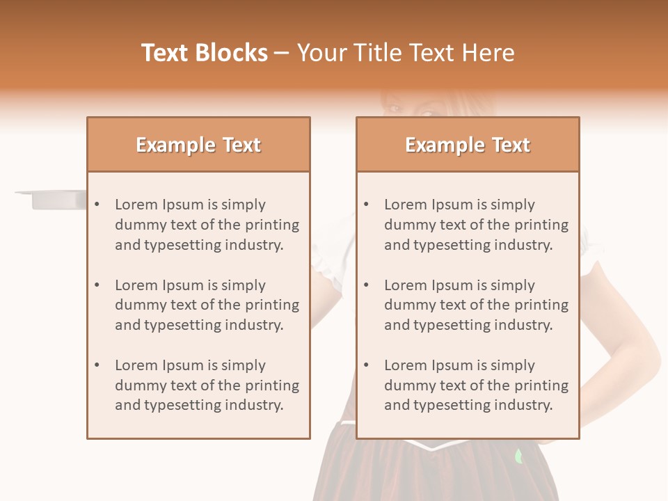 Holding Tray Ethnic PowerPoint Template