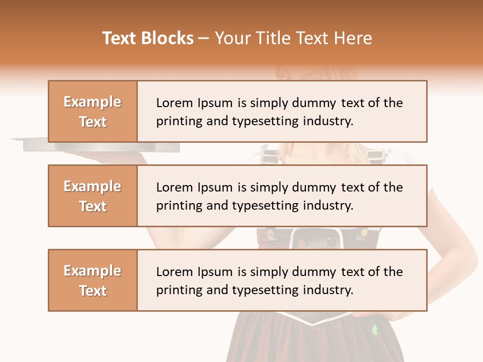 Holding Tray Ethnic PowerPoint Template