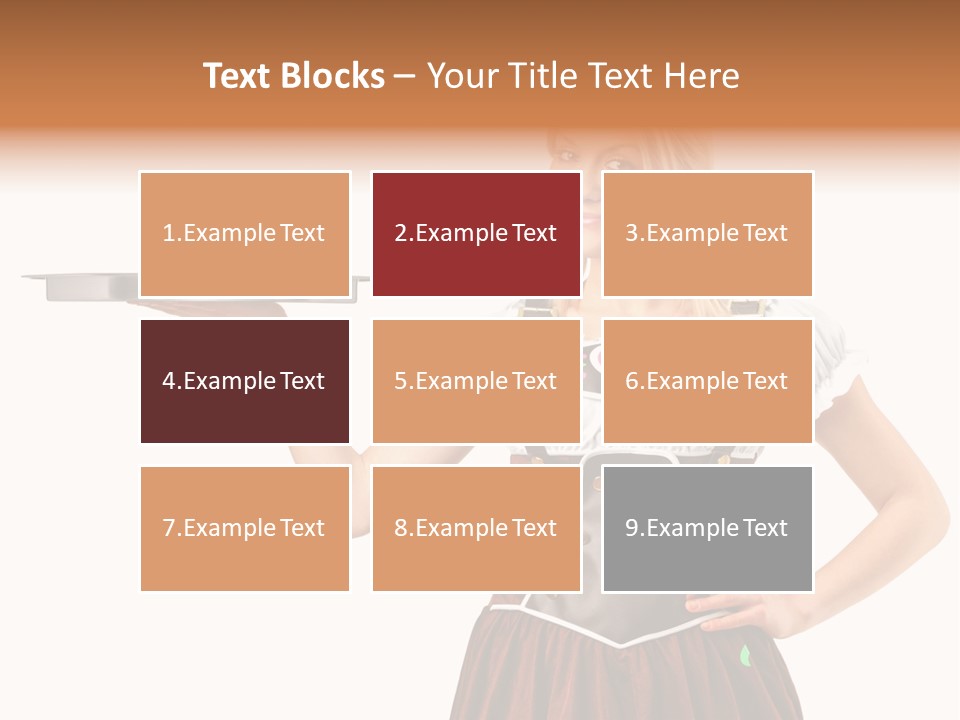 Holding Tray Ethnic PowerPoint Template