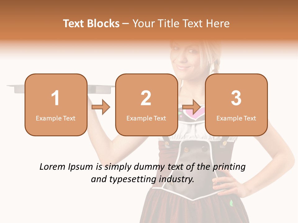 Holding Tray Ethnic PowerPoint Template