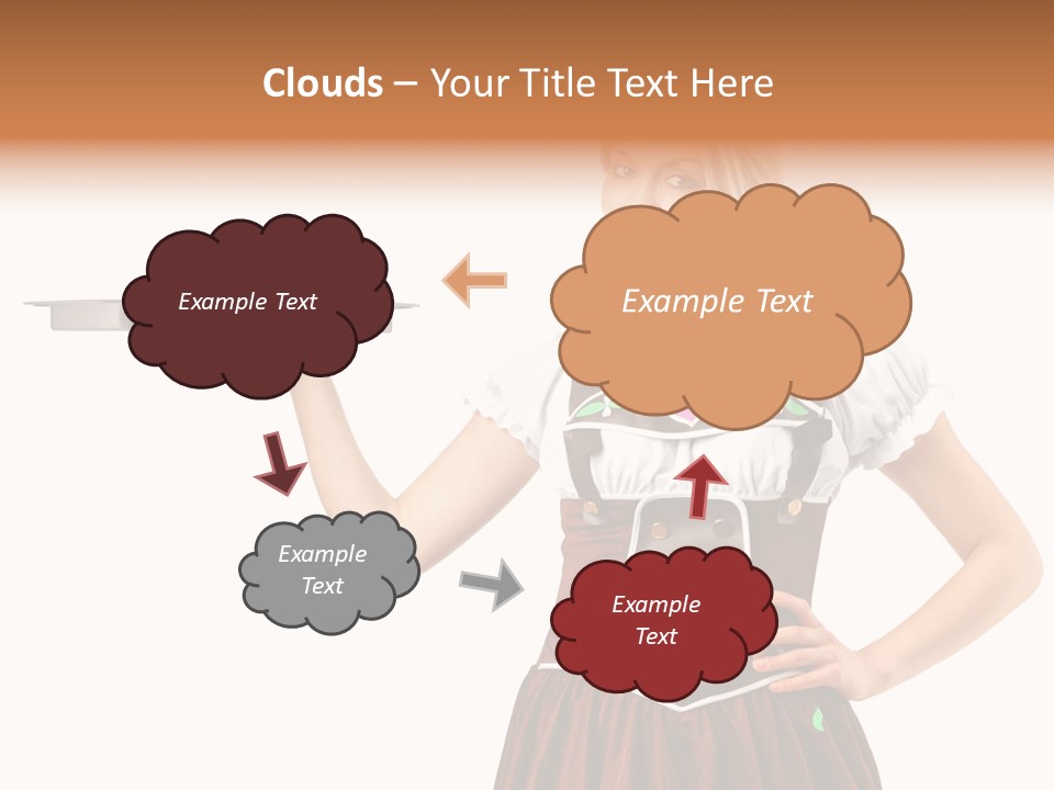 Holding Tray Ethnic PowerPoint Template