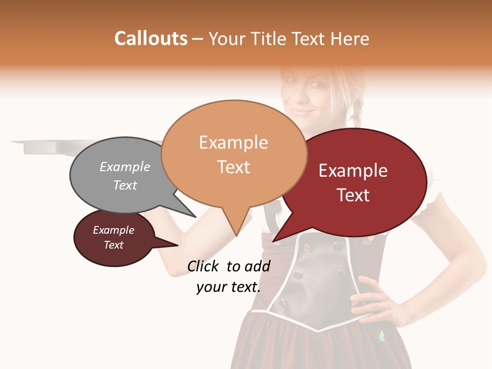 Holding Tray Ethnic PowerPoint Template