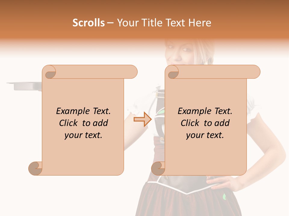 Holding Tray Ethnic PowerPoint Template