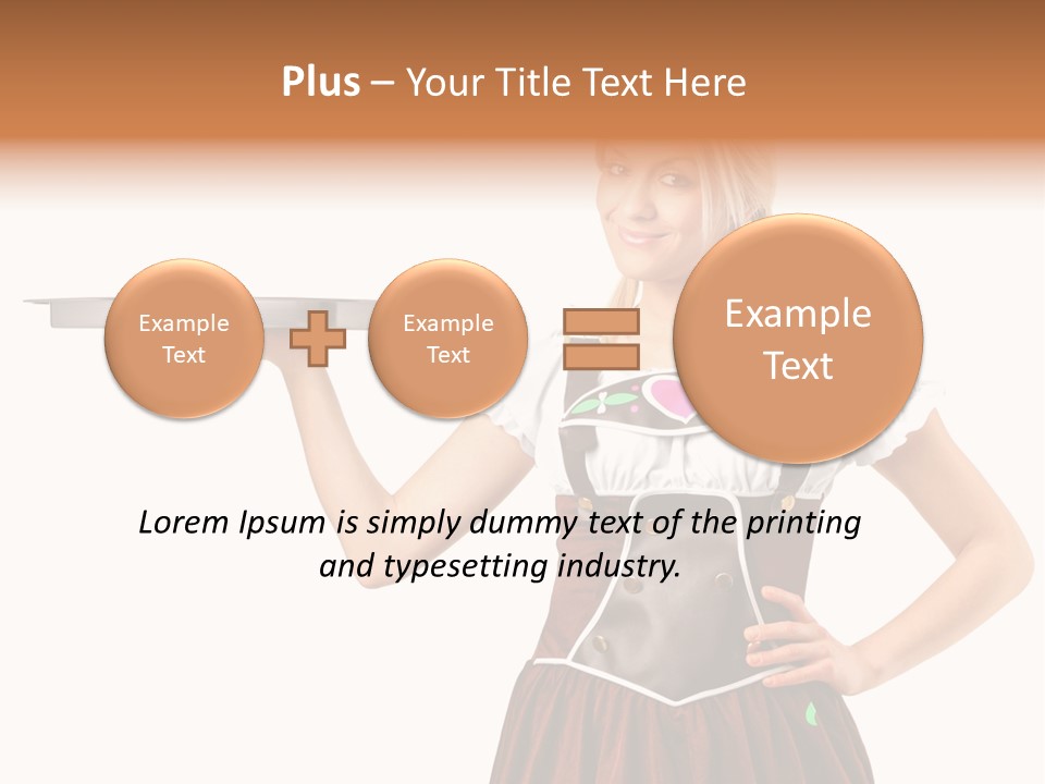 Holding Tray Ethnic PowerPoint Template
