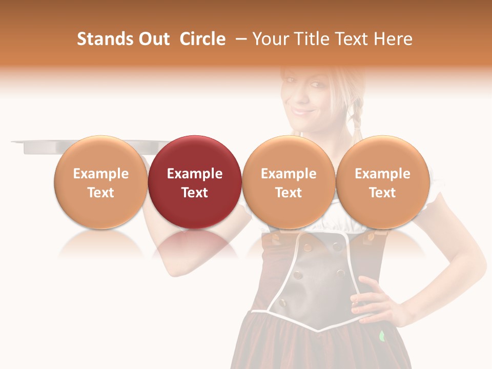 Holding Tray Ethnic PowerPoint Template