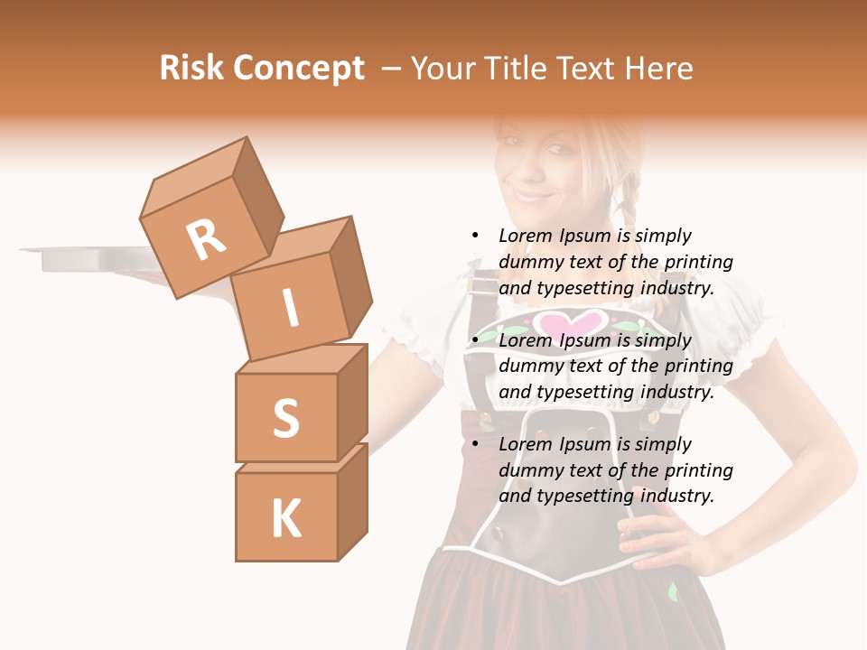 Holding Tray Ethnic PowerPoint Template