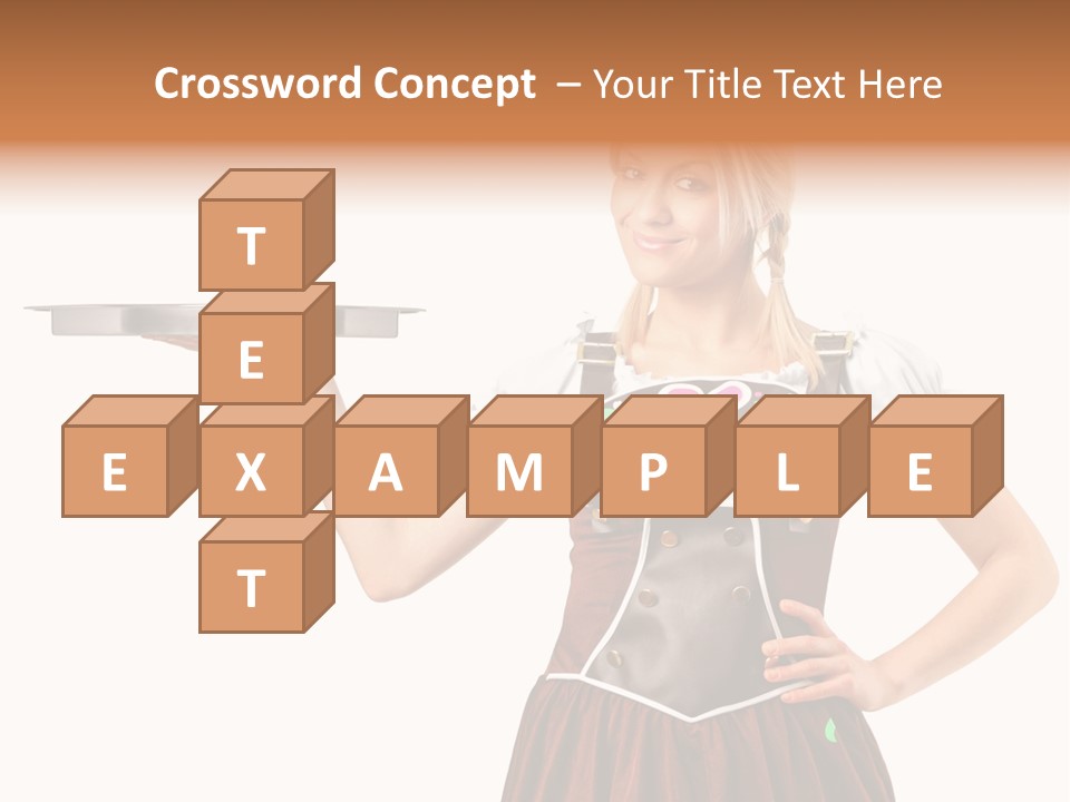 Holding Tray Ethnic PowerPoint Template