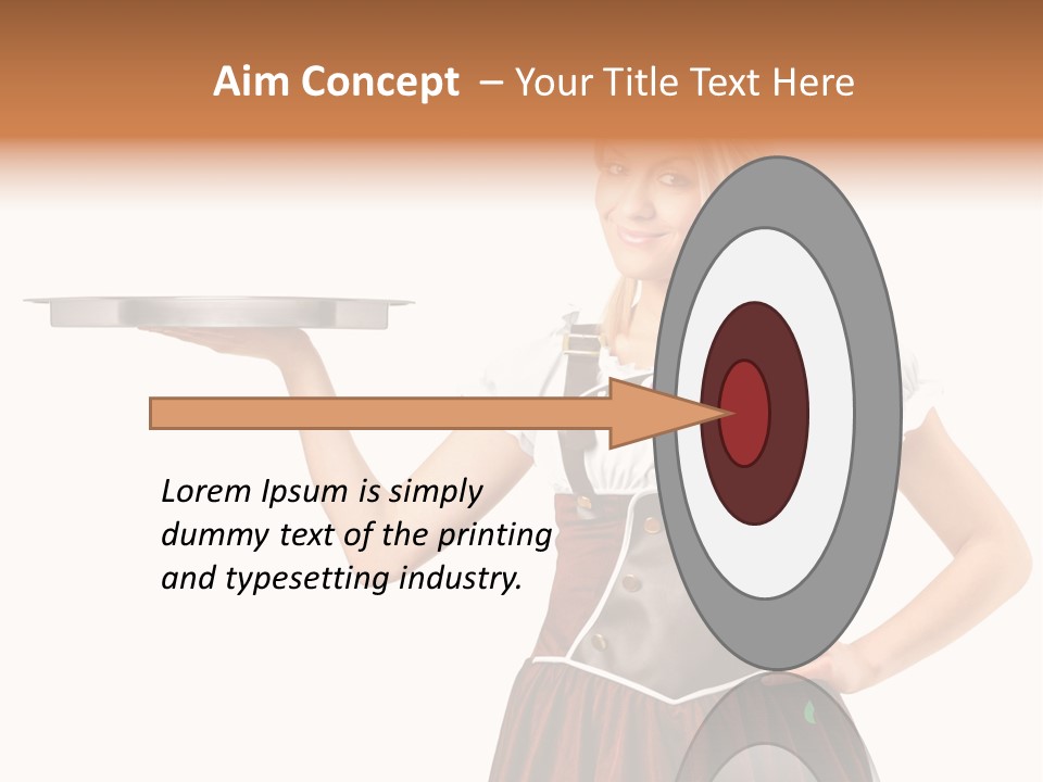 Holding Tray Ethnic PowerPoint Template