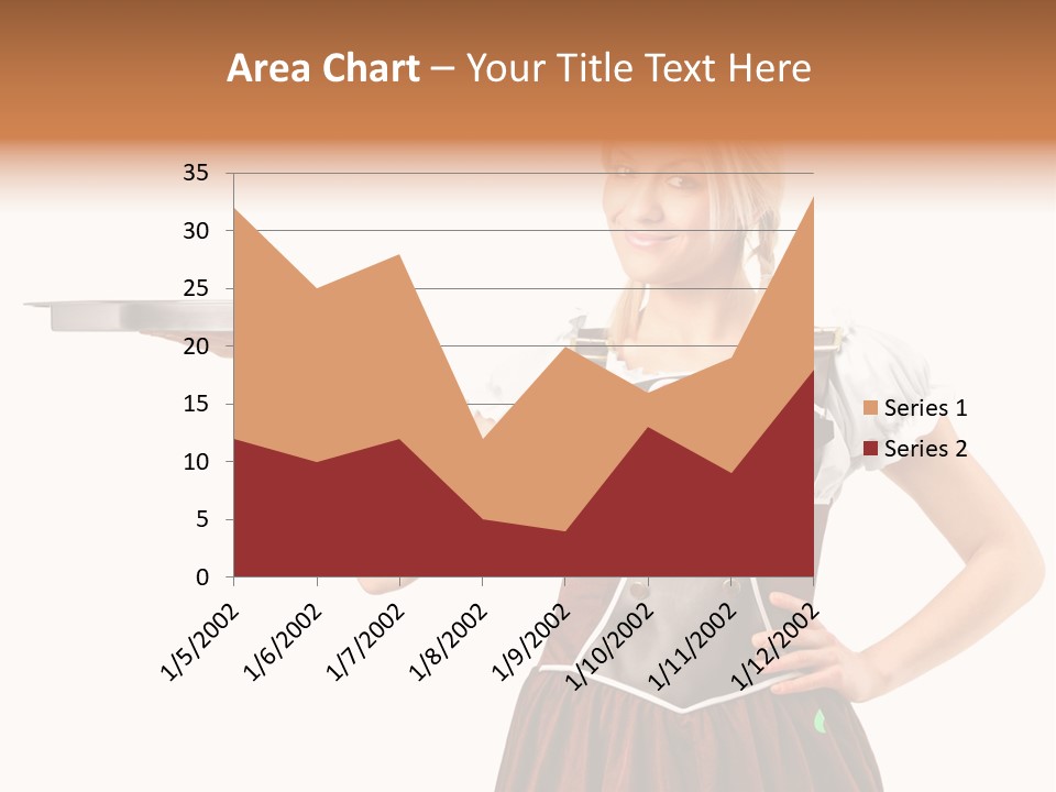 Holding Tray Ethnic PowerPoint Template