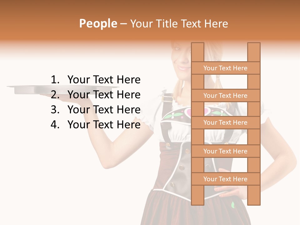 Holding Tray Ethnic PowerPoint Template