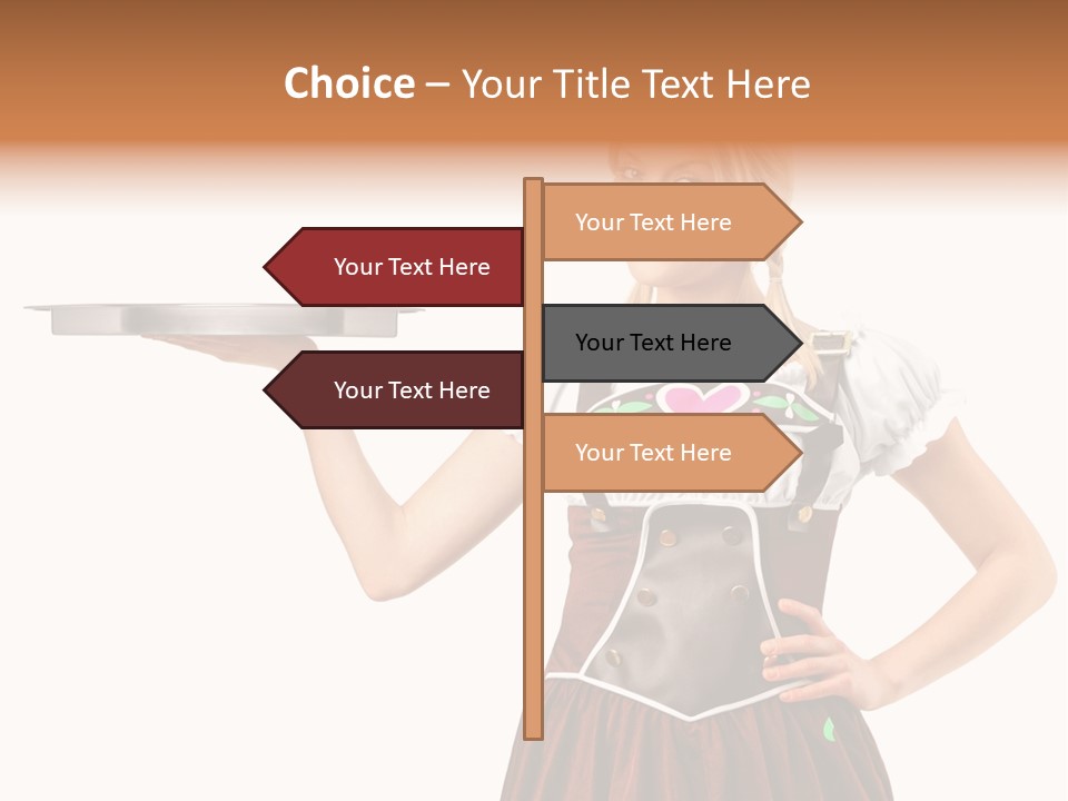 Holding Tray Ethnic PowerPoint Template