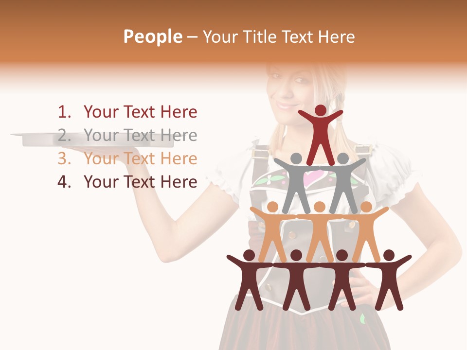 Holding Tray Ethnic PowerPoint Template