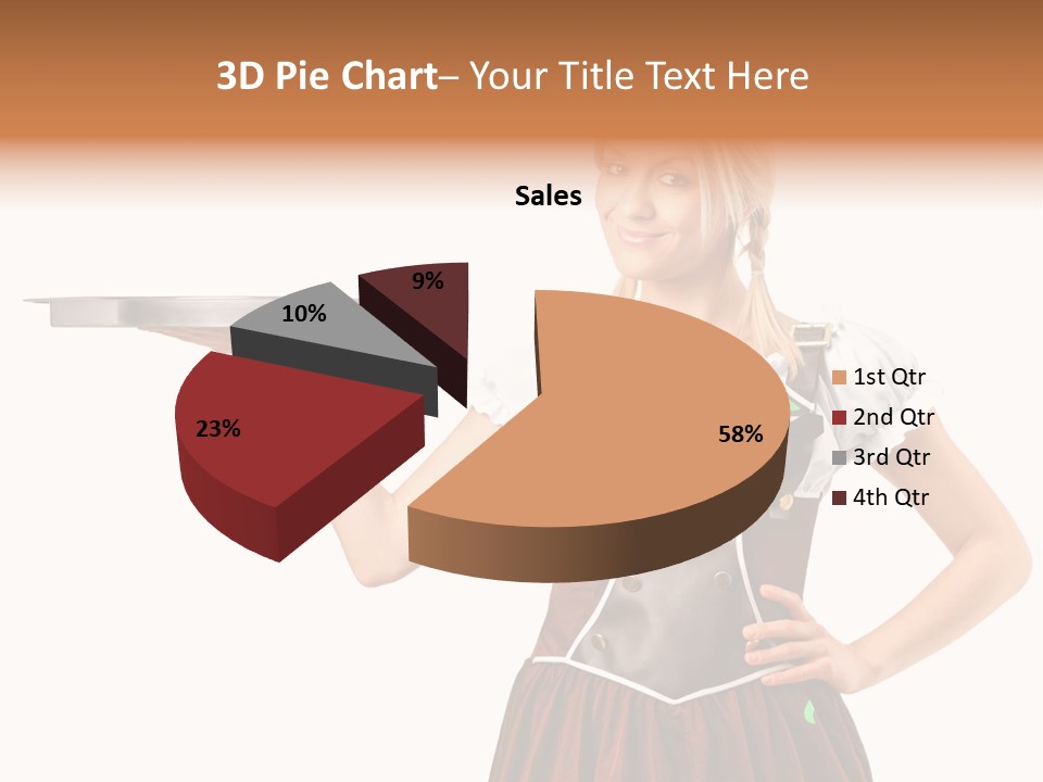 Holding Tray Ethnic PowerPoint Template