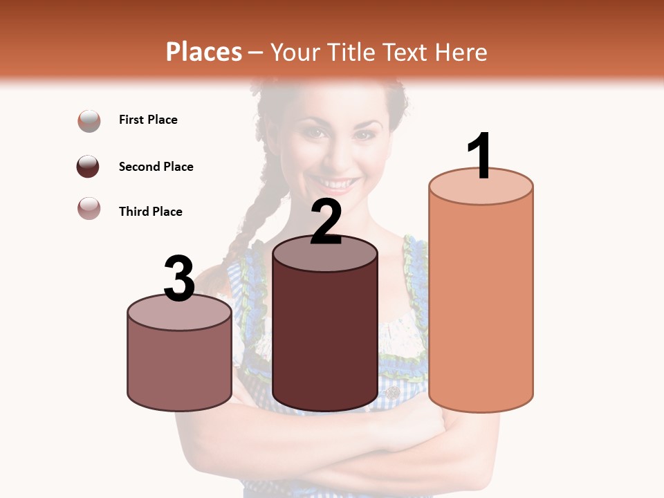 Isoliert Erotik Weiblich PowerPoint Template