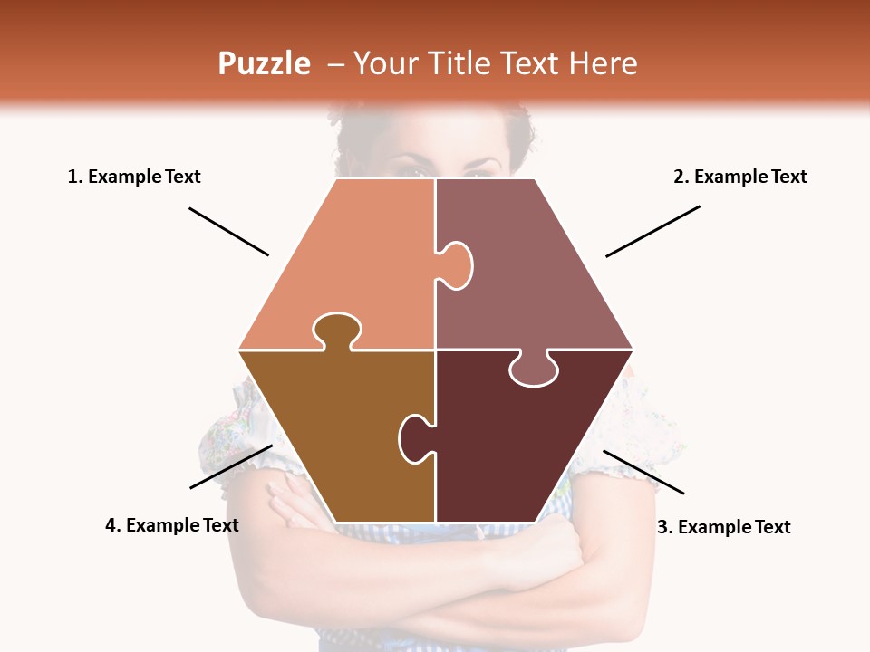 Isoliert Erotik Weiblich PowerPoint Template