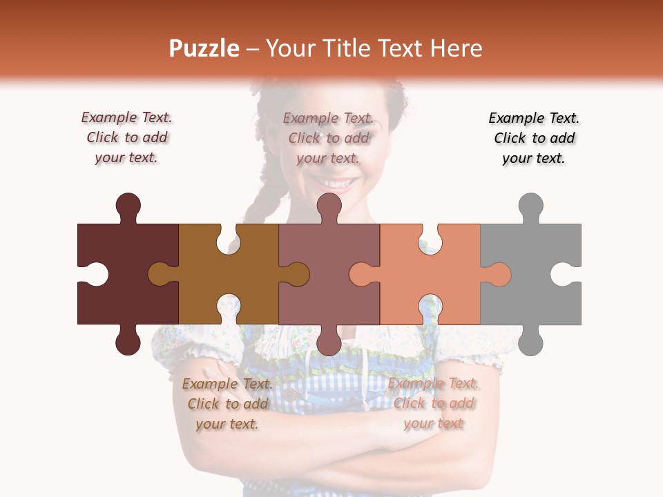 Isoliert Erotik Weiblich PowerPoint Template