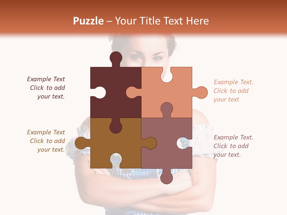 Isoliert Erotik Weiblich PowerPoint Template