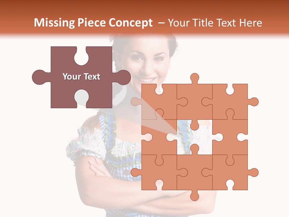 Isoliert Erotik Weiblich PowerPoint Template