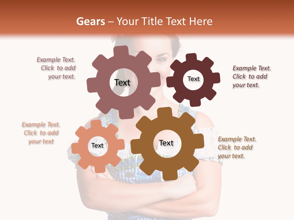 Isoliert Erotik Weiblich PowerPoint Template