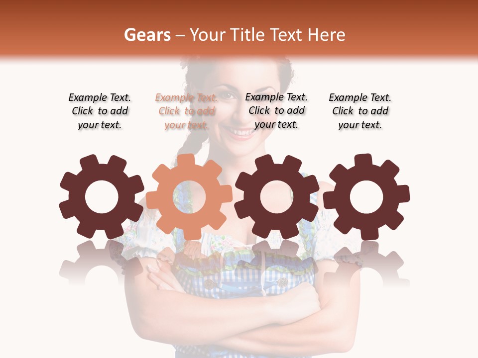 Isoliert Erotik Weiblich PowerPoint Template