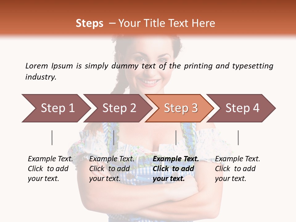 Isoliert Erotik Weiblich PowerPoint Template