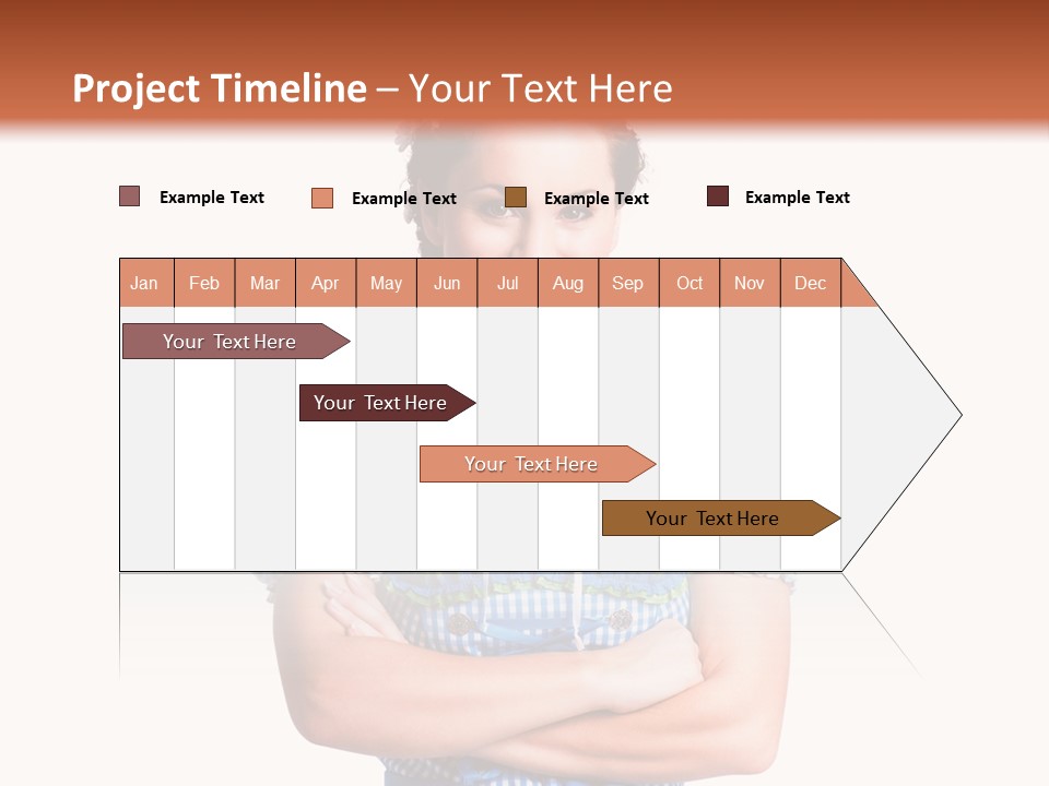 Isoliert Erotik Weiblich PowerPoint Template