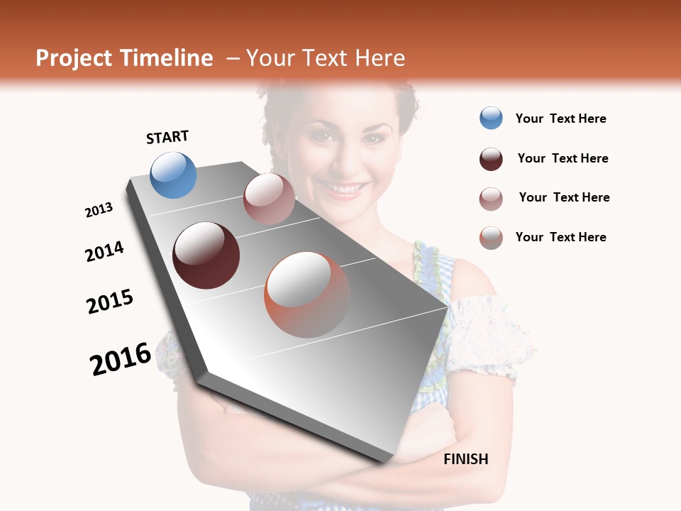 Isoliert Erotik Weiblich PowerPoint Template