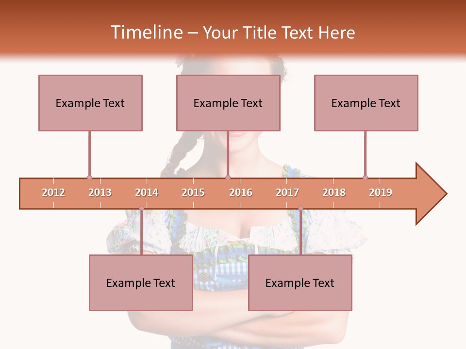 Isoliert Erotik Weiblich PowerPoint Template