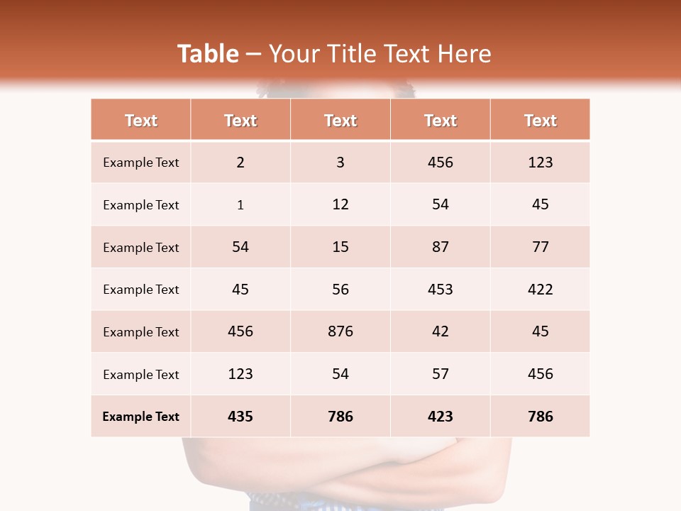 Isoliert Erotik Weiblich PowerPoint Template