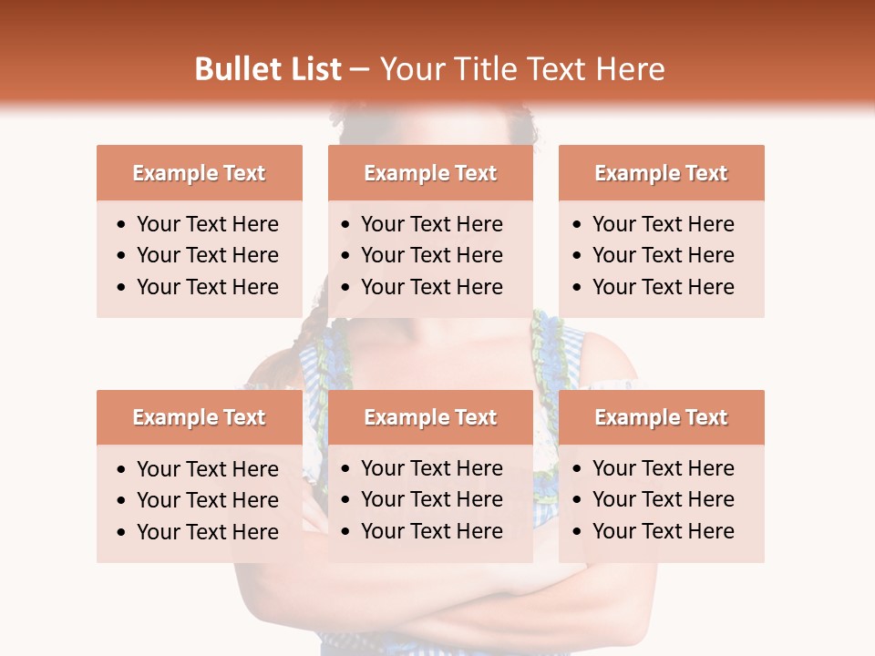 Isoliert Erotik Weiblich PowerPoint Template