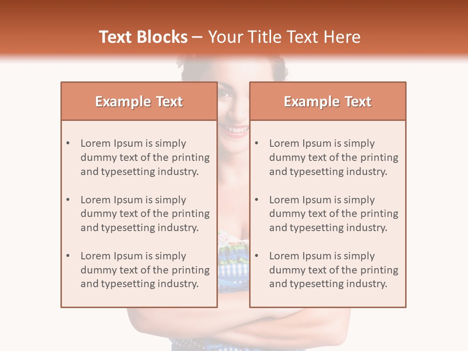 Isoliert Erotik Weiblich PowerPoint Template