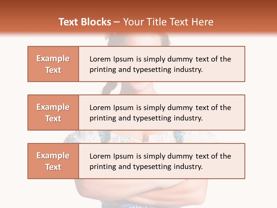 Isoliert Erotik Weiblich PowerPoint Template