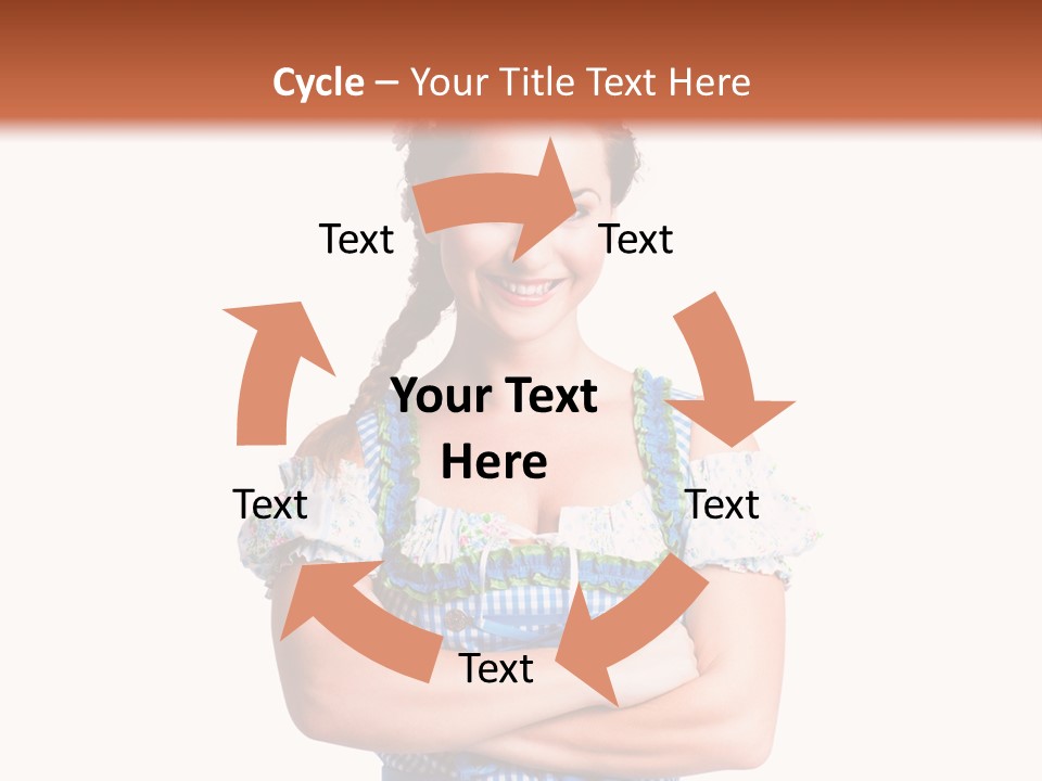Isoliert Erotik Weiblich PowerPoint Template