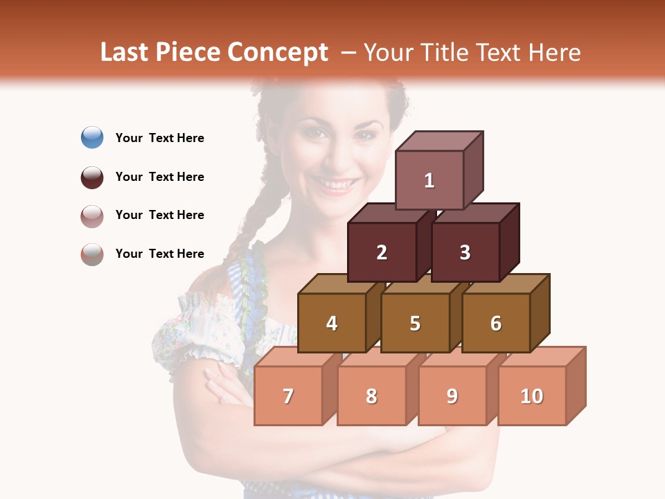 Isoliert Erotik Weiblich PowerPoint Template