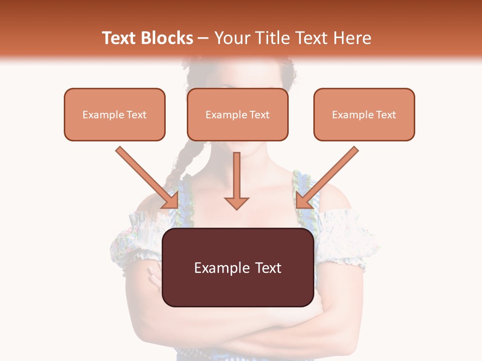 Isoliert Erotik Weiblich PowerPoint Template