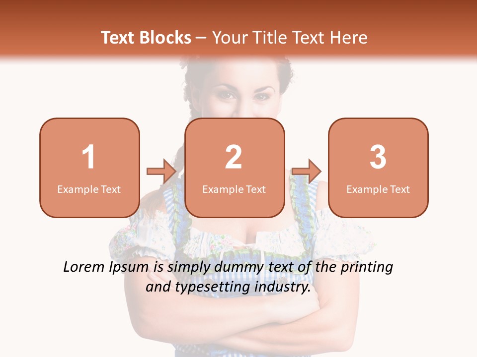 Isoliert Erotik Weiblich PowerPoint Template