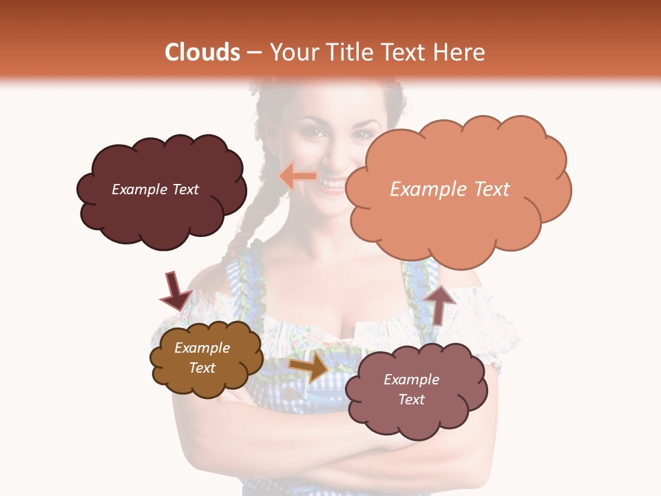 Isoliert Erotik Weiblich PowerPoint Template