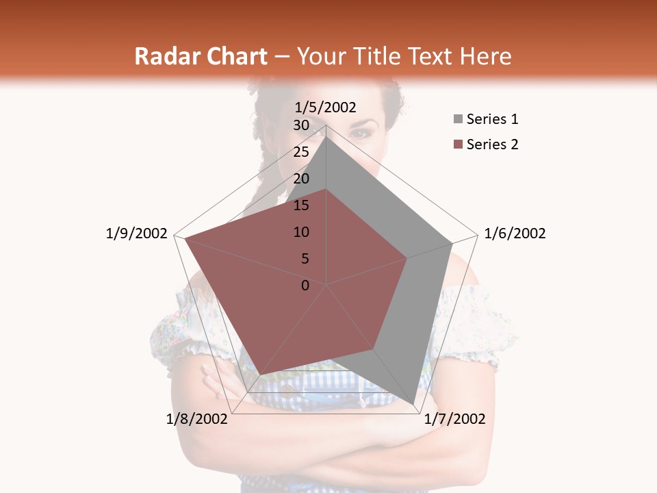 Isoliert Erotik Weiblich PowerPoint Template