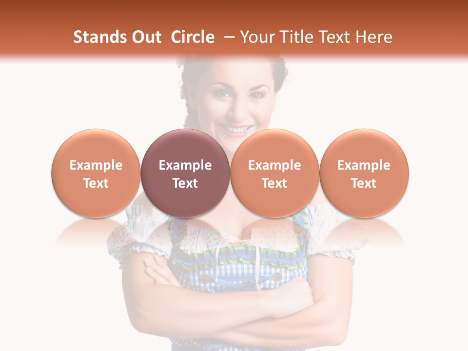 Isoliert Erotik Weiblich PowerPoint Template