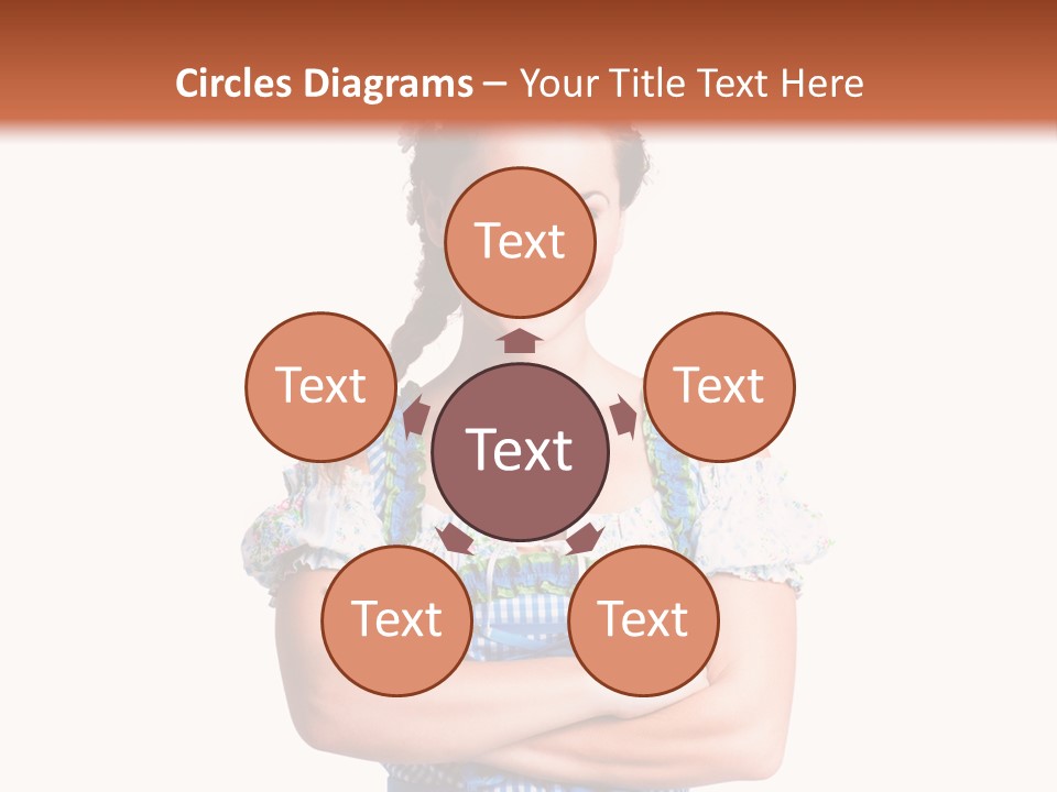 Isoliert Erotik Weiblich PowerPoint Template