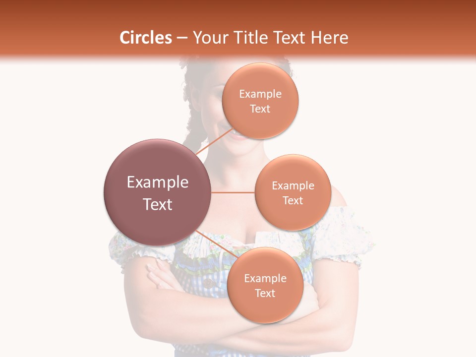 Isoliert Erotik Weiblich PowerPoint Template