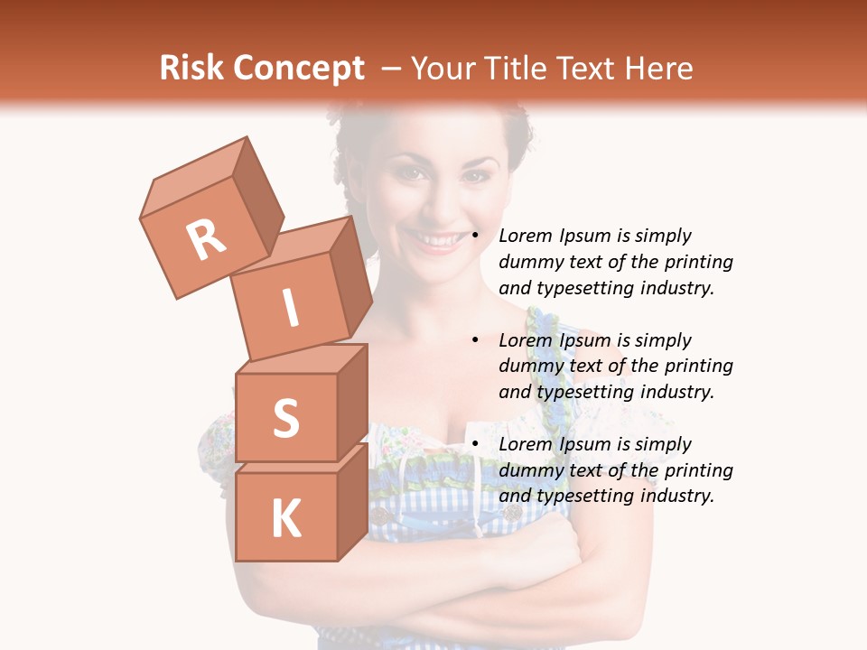 Isoliert Erotik Weiblich PowerPoint Template