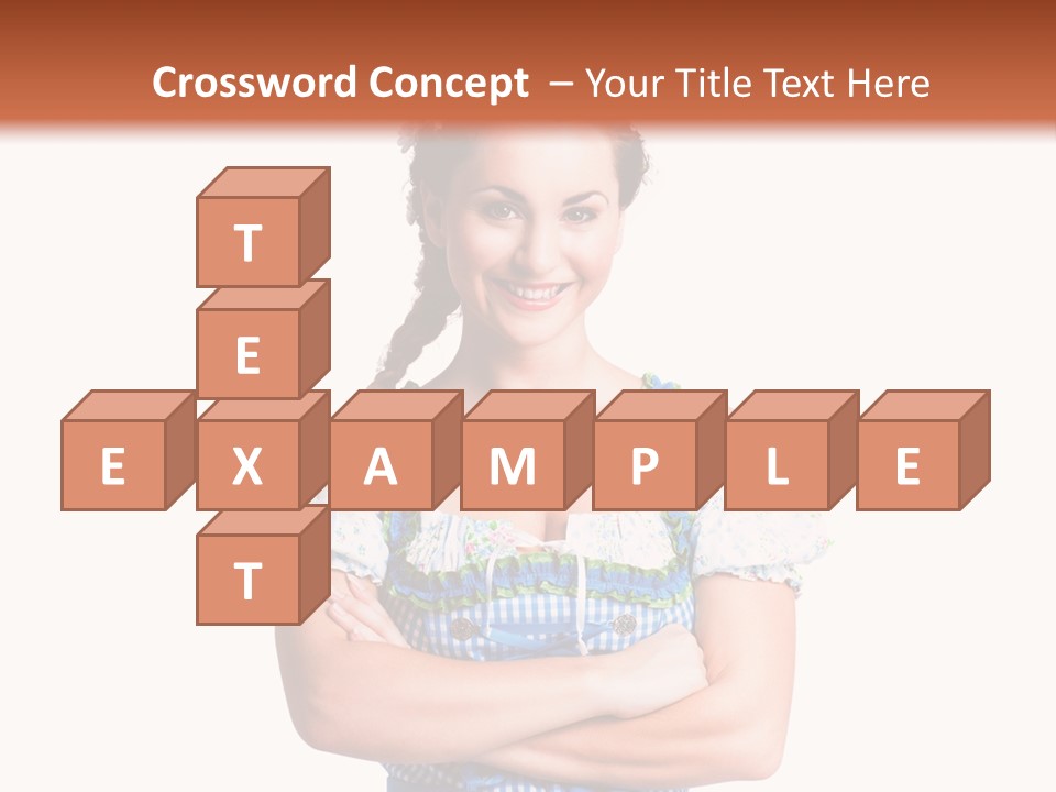 Isoliert Erotik Weiblich PowerPoint Template