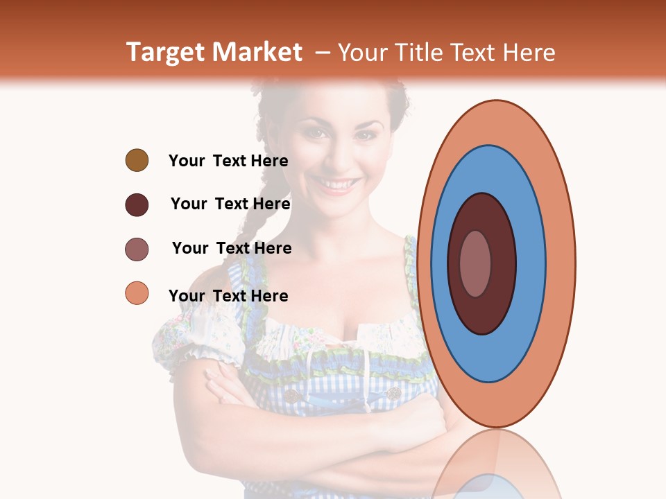 Isoliert Erotik Weiblich PowerPoint Template