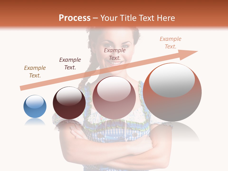 Isoliert Erotik Weiblich PowerPoint Template