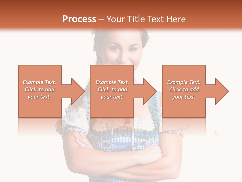 Isoliert Erotik Weiblich PowerPoint Template