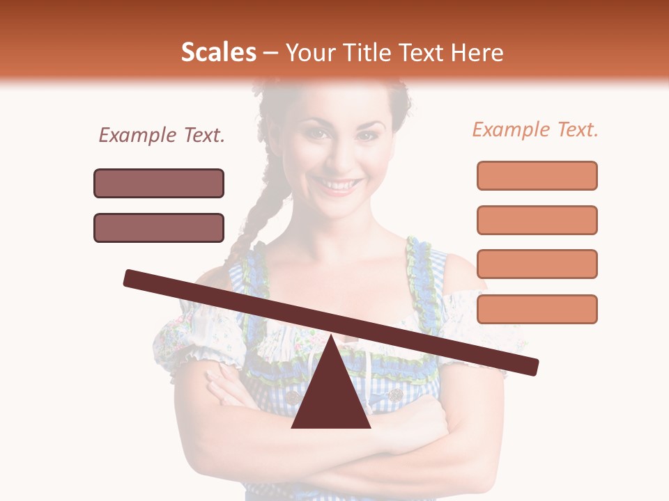 Isoliert Erotik Weiblich PowerPoint Template