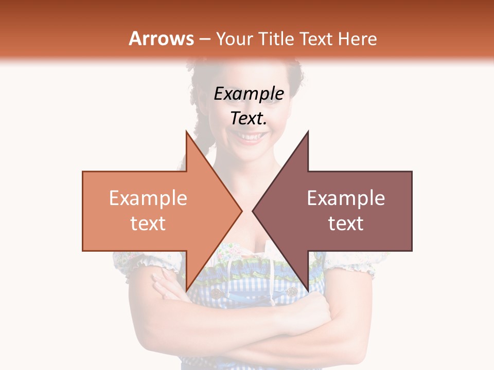 Isoliert Erotik Weiblich PowerPoint Template